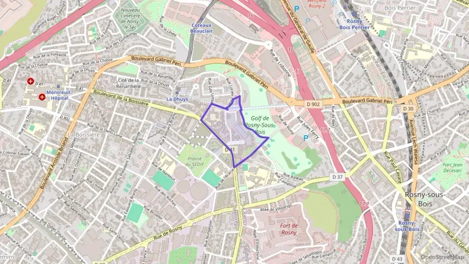 Appartement 40 m² deux pieces à vendre à Rosny-sous-Bois