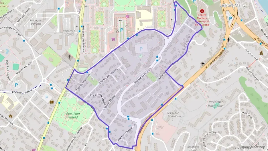 Appartement 102 m² trois pièces à vendre à Marly-le-Roi