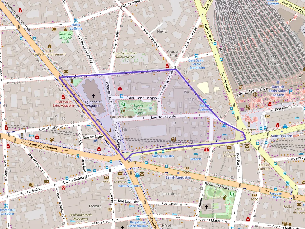 Appartement 41 m² deux pieces à vendre à Paris 8e Arrondissement