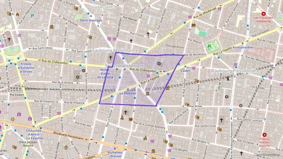 Appartement 35 m² deux pieces à vendre à Paris 9e Arrondissement