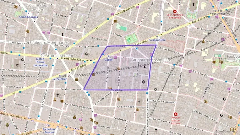 Appartement 61 m² trois pièces à vendre à Paris 9e Arrondissement