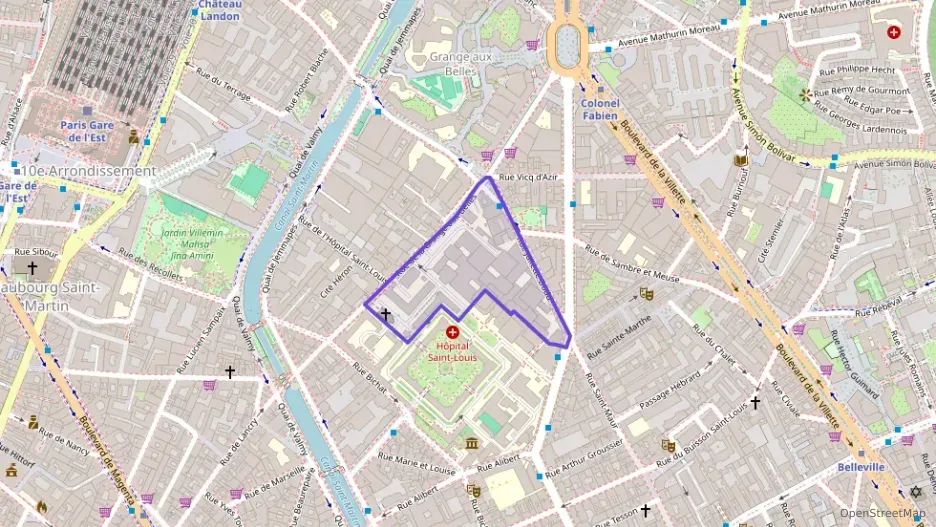 Appartement 25 m² une piece à vendre à Paris 10e Arrondissement