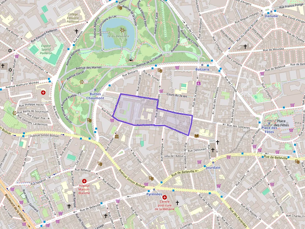 Appartement 42 m² deux pieces à vendre à Paris 19e Arrondissement