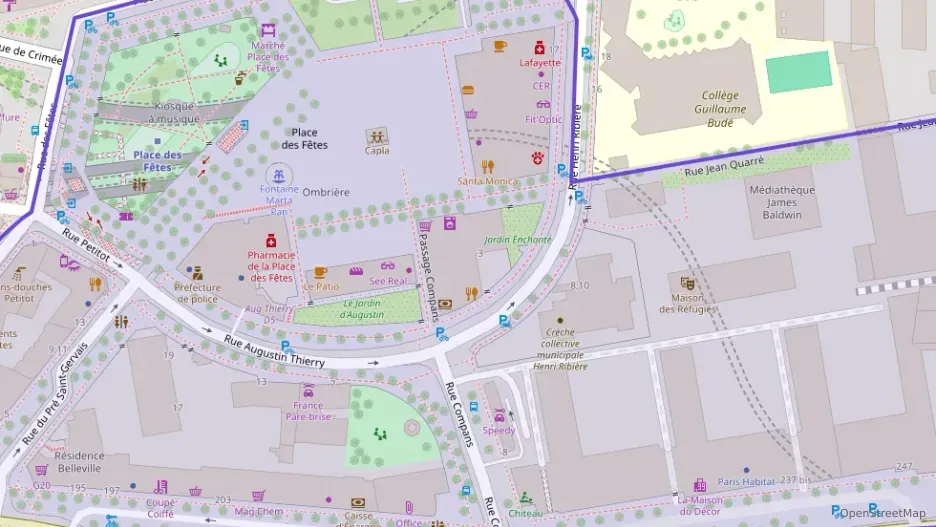 Appartement 61 m² trois pièces à vendre à Paris 19e Arrondissement