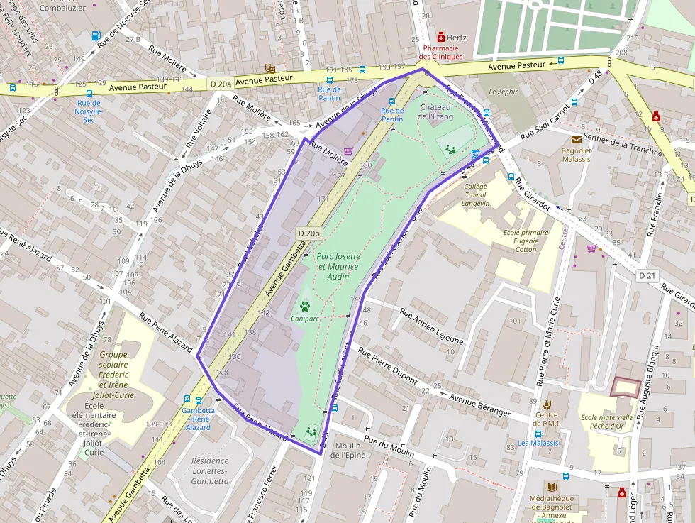 Appartement 44 m² deux pieces à vendre à Bagnolet