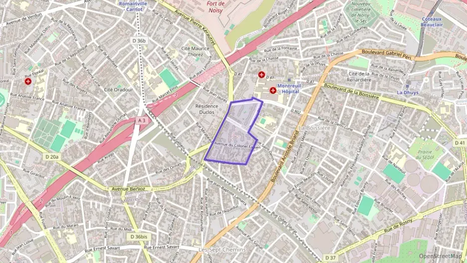 Appartement 76 m² quatre pièces à vendre à Montreuil