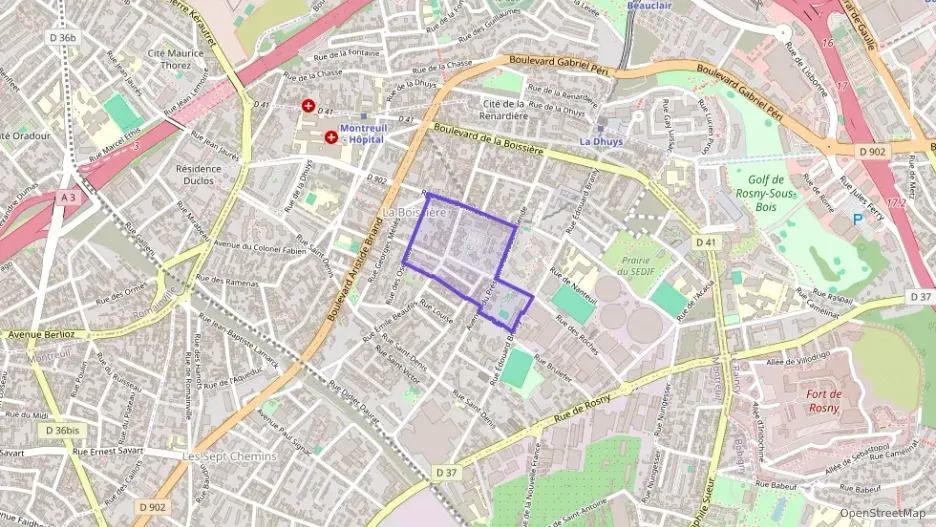 Appartement 44 m² deux pieces à vendre à Montreuil