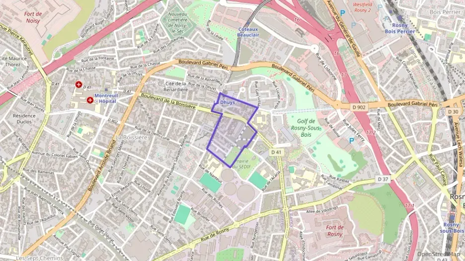 Appartement 90 m² trois pièces à vendre à Montreuil