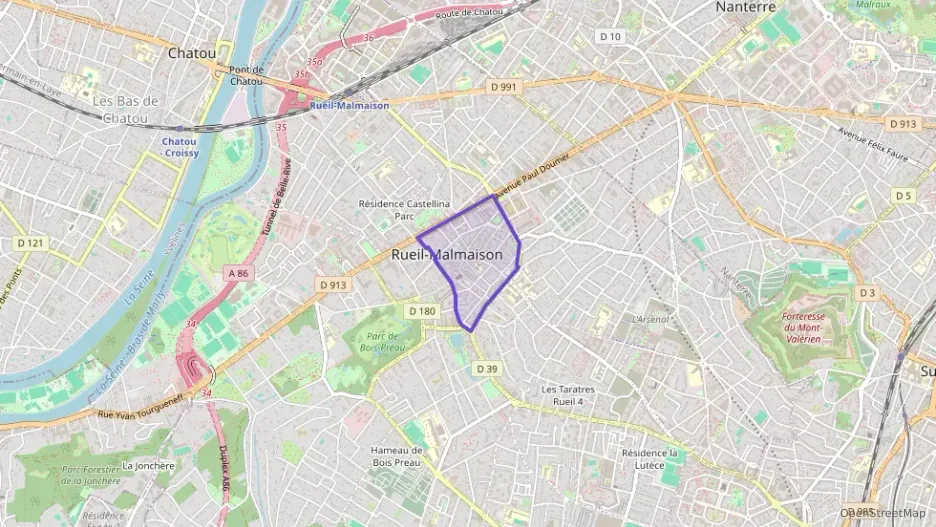 Appartement 53 m² trois pièces à vendre à Rueil-Malmaison