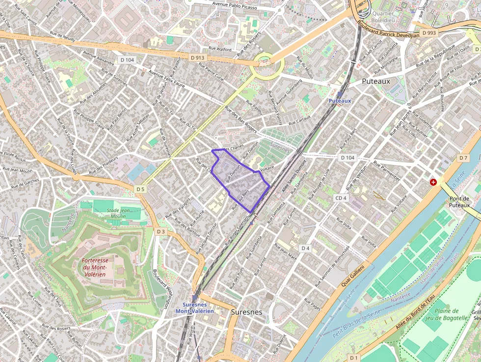 Appartement 55 m² trois pièces à vendre à Suresnes