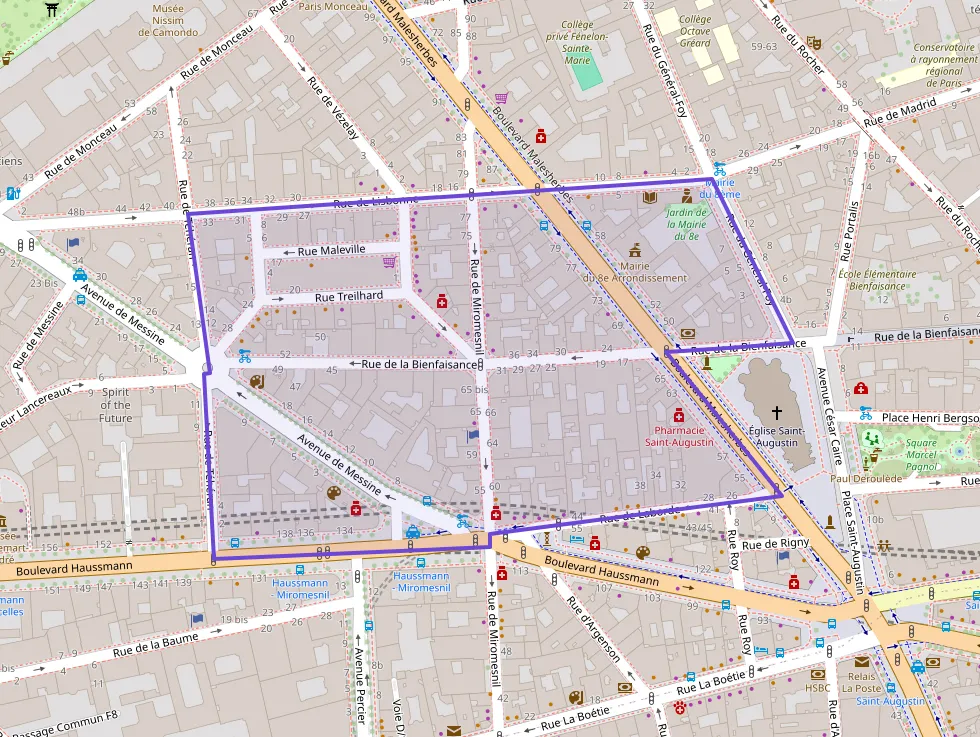 Appartement 21 m² une piece à vendre à Paris 8e Arrondissement