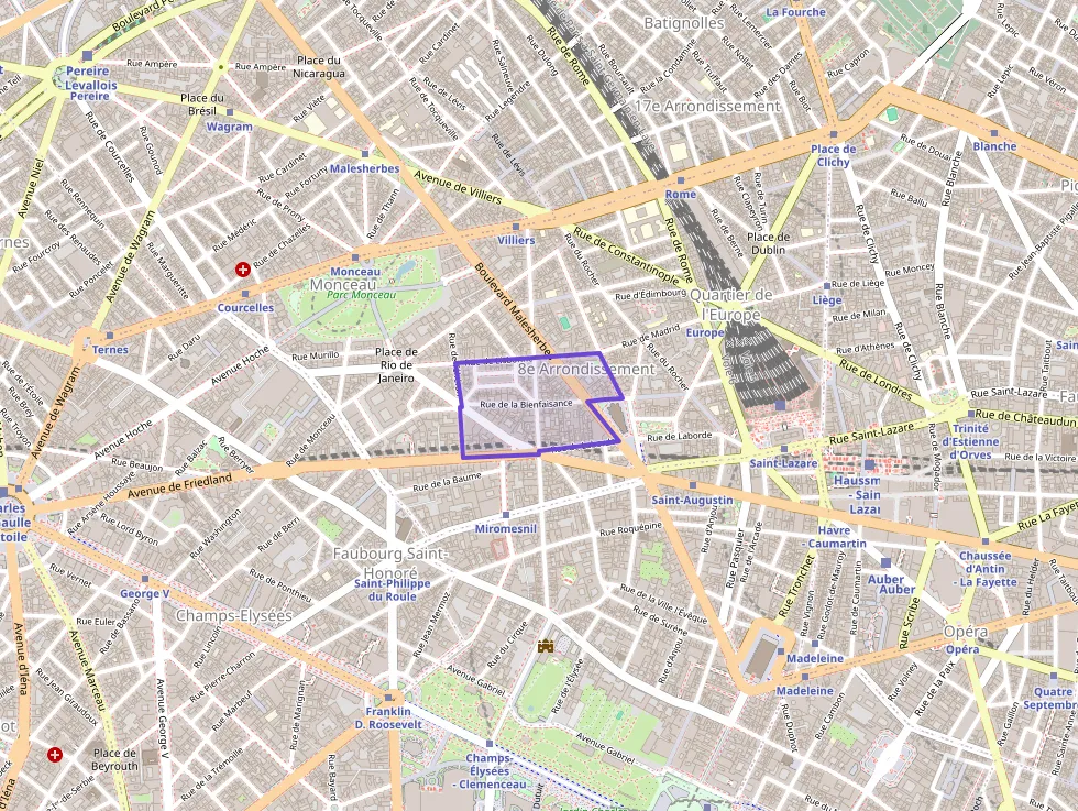 Appartement 21 m² une piece à vendre à Paris 8e Arrondissement