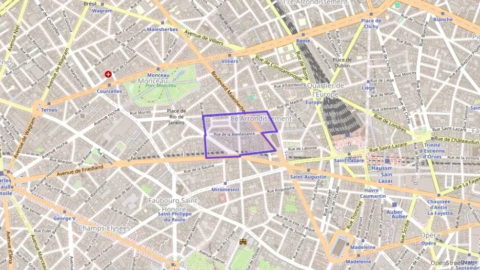 Appartement 108 m² trois pièces à vendre à Paris 8e Arrondissement