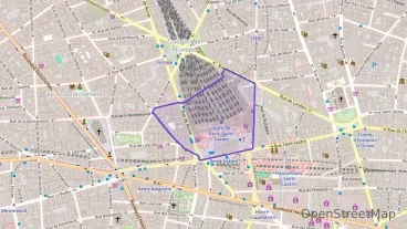 Appartement de deux pièces 48 m² à vendre  à Paris 8e Arrondissement