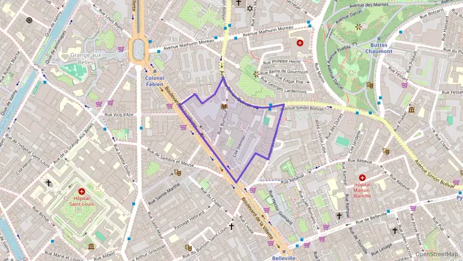 Appartement 85 m² trois pièces à vendre à Paris 19e Arrondissement