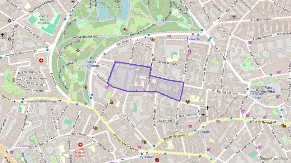 Appartement 47 m² deux pieces à vendre à Paris 19e Arrondissement