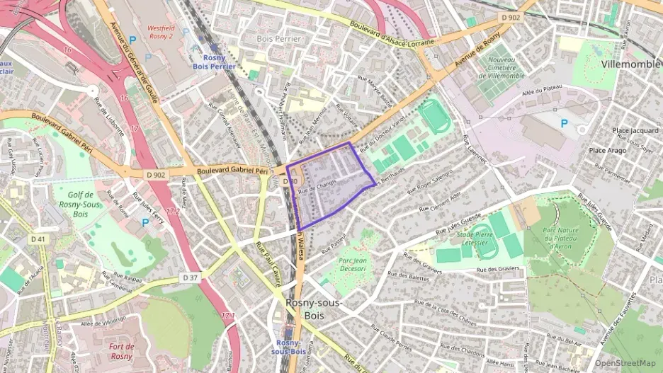 Appartement 47 m² trois pièces à vendre à Rosny-sous-Bois