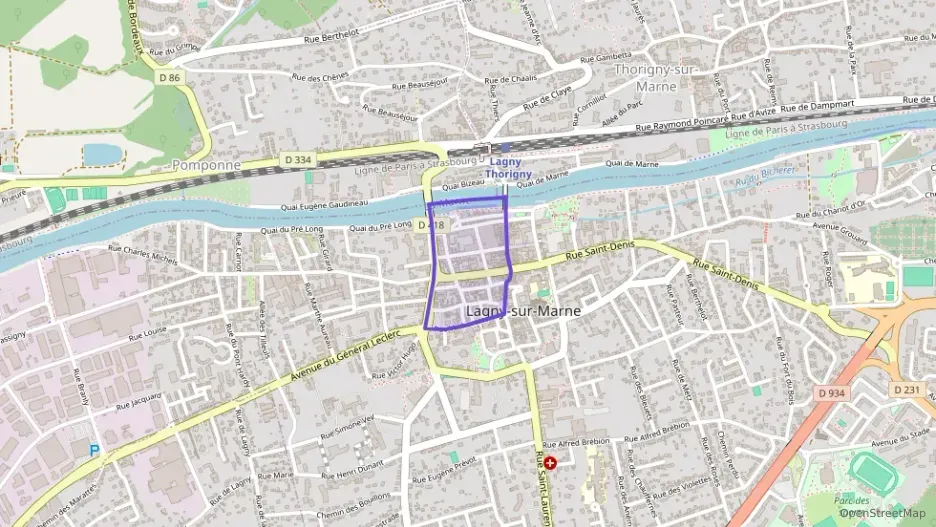 Appartement 44 m² deux pieces à vendre à Lagny-sur-Marne