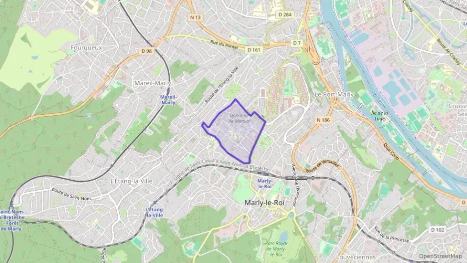 Appartement 98 m² cinq pièces à vendre à Marly-le-Roi