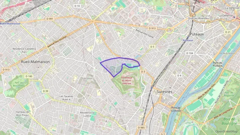 Appartement 86 m² trois pièces à vendre à Nanterre