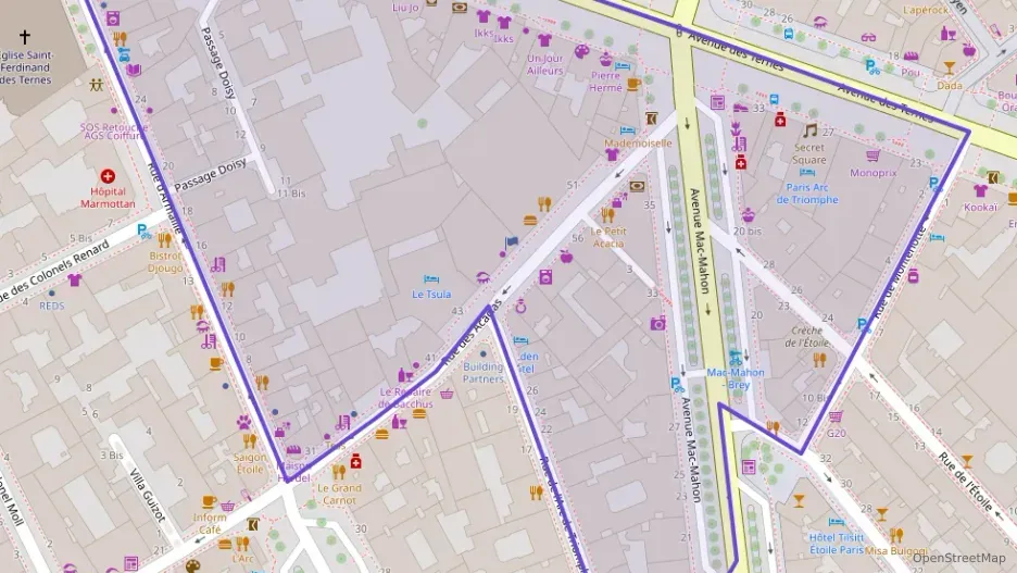 Appartement 36 m² deux pieces à vendre à Paris 17e Arrondissement