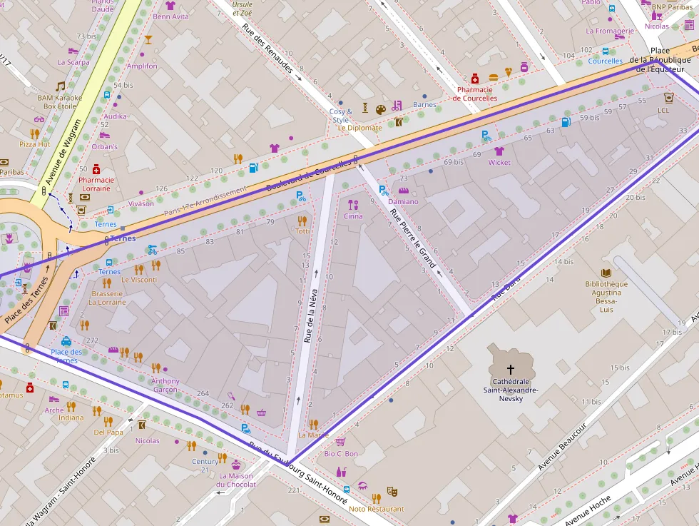 Appartement 22 m² une piece à vendre à Paris 8e Arrondissement