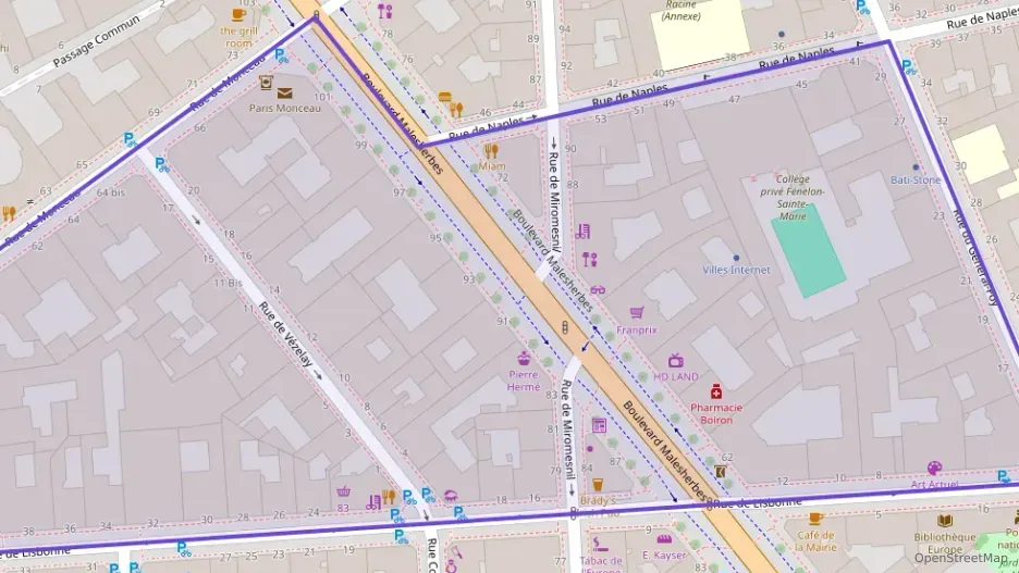 Appartement 100 m² trois pièces à vendre à Paris 8e Arrondissement