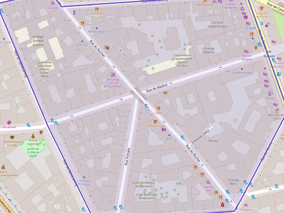 Appartement 36 m² deux pieces à vendre à Paris 8e Arrondissement