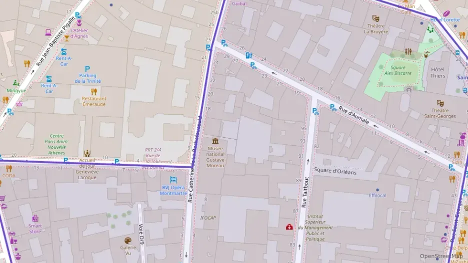 Appartement 46 m² deux pieces à vendre à Paris 9e Arrondissement