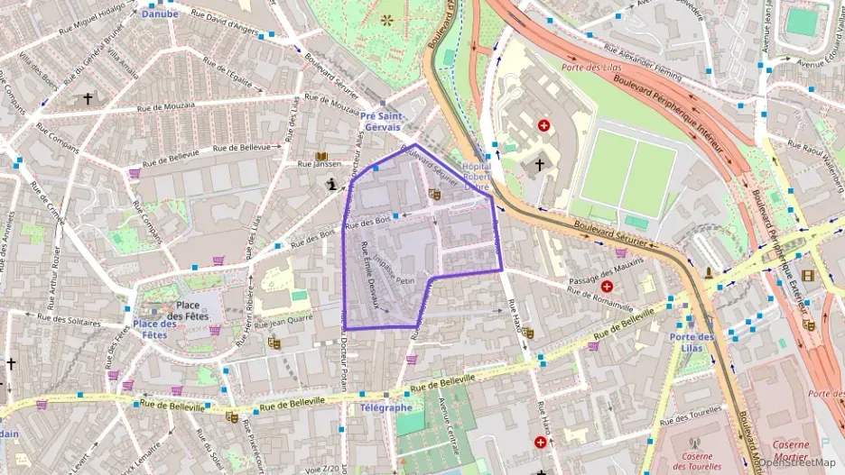Appartement 47 m² trois pièces à vendre à Paris 19e Arrondissement