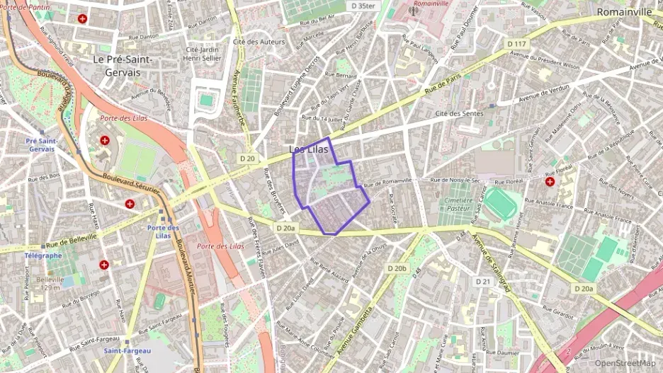 Appartement 60 m² trois pièces à vendre à Les Lilas