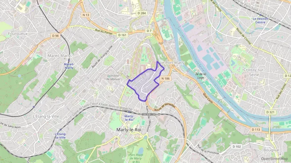 Appartement 71 m² trois pièces à vendre à Marly-le-Roi