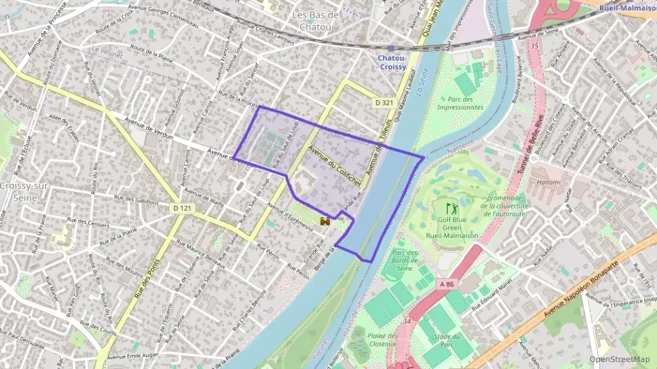 Appartement 69 m² trois pièces à vendre à Croissy-sur-Seine