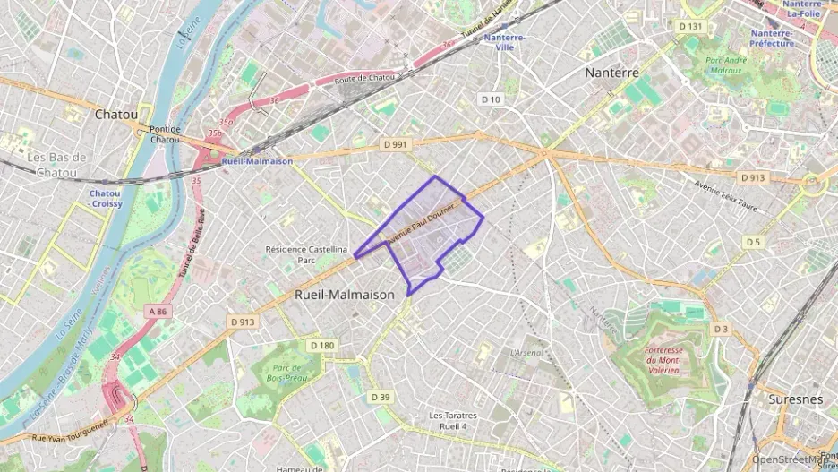 Appartement 47 m² deux pieces à vendre à Rueil-Malmaison