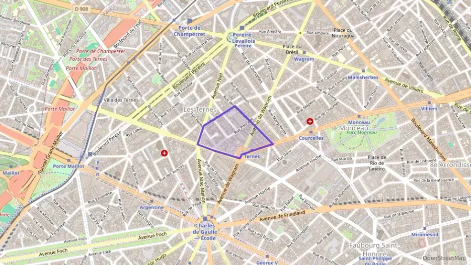 Appartement 54 m² quatre pièces à vendre à Paris 17e Arrondissement
