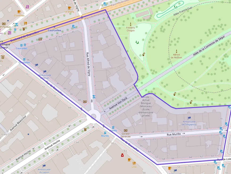 Appartement 68 m² deux pieces à vendre à Paris 8e Arrondissement