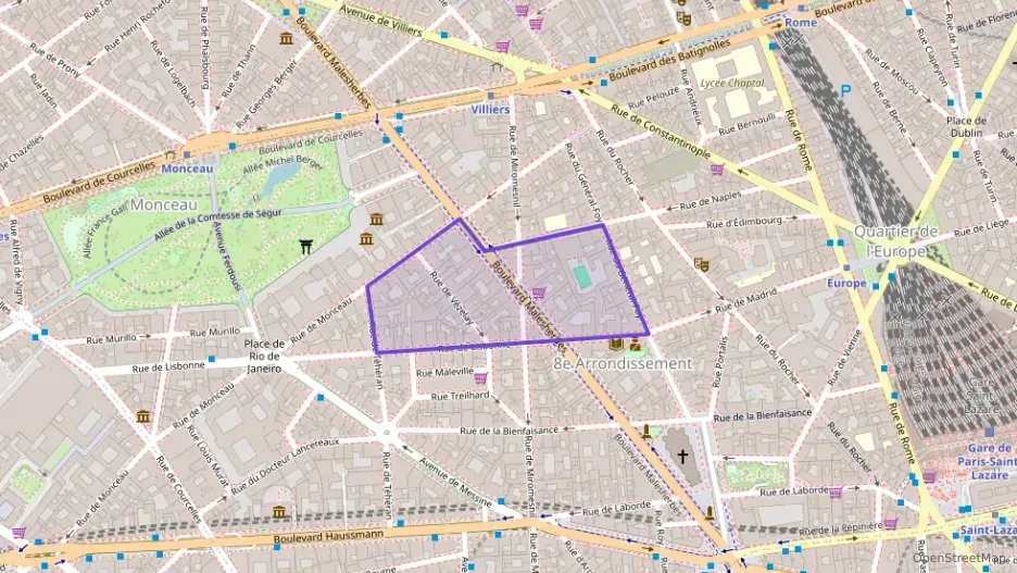 Appartement 40 m² deux pieces à vendre à Paris 8e Arrondissement