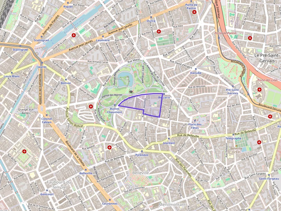 Appartement 38 m² deux pieces à vendre à Paris 19e Arrondissement