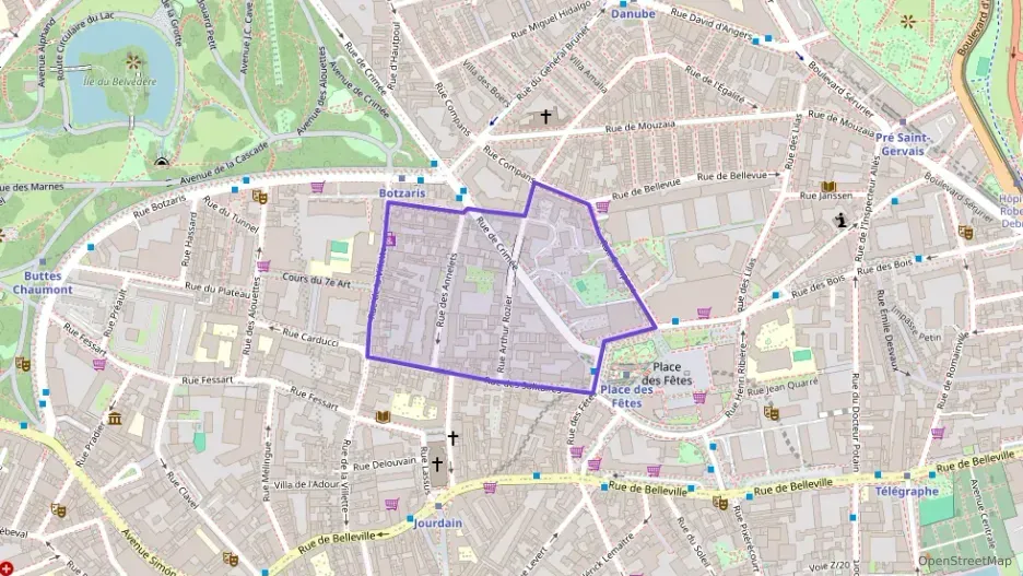 Appartement 48 m² deux pieces à vendre à Paris 19e Arrondissement
