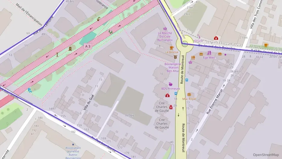 Appartement 45 m² deux pieces à vendre à Romainville Appartement 45 m² deux pieces à vendre à Romainville