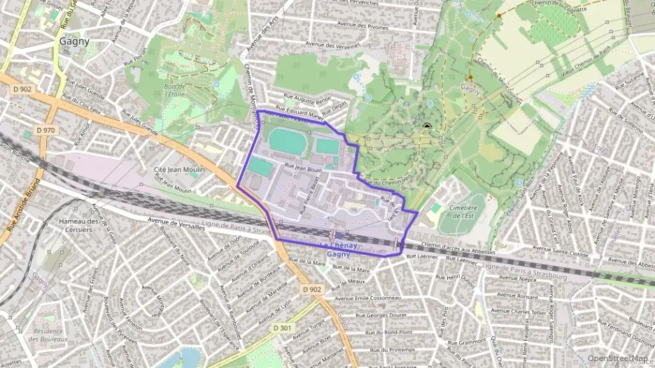 Appartement 62 m² trois pièces à vendre à Gagny