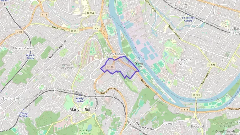 Appartement 50 m² trois pièces à vendre à Le Port-Marly