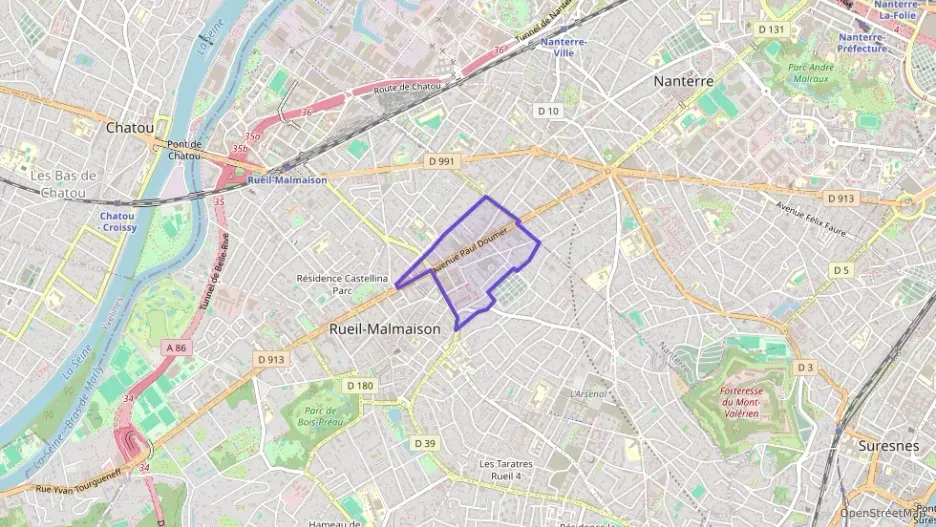 Appartement 55 m² deux pieces à vendre à Rueil-Malmaison Appartement 55 m² deux pieces à vendre à Rueil-Malmaison