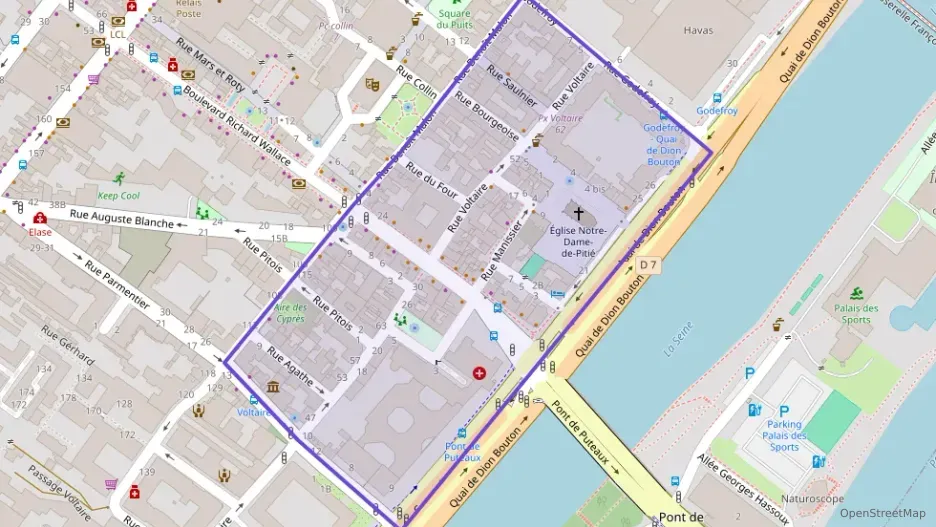 Appartement 83 m² trois pièces à vendre à Puteaux