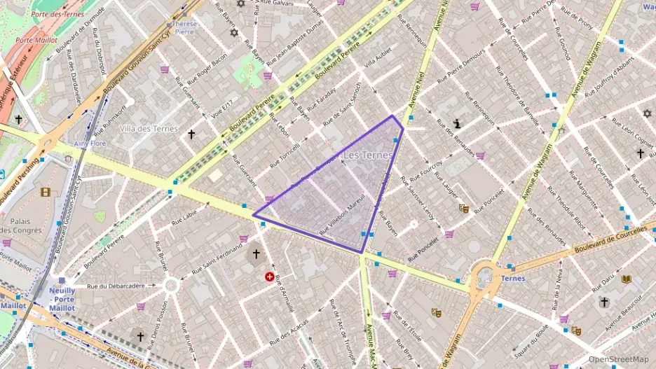 Appartement 54 m² trois pièces à vendre à Paris 17e Arrondissement