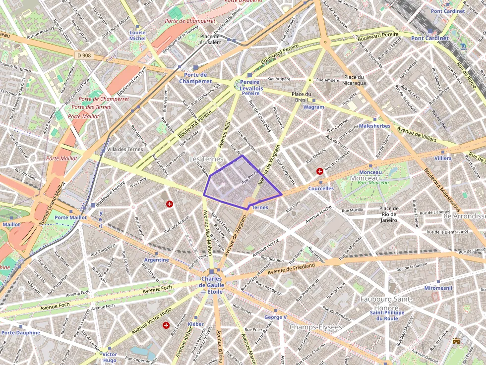 Appartement 46 m² deux pieces à vendre à Paris 17e Arrondissement