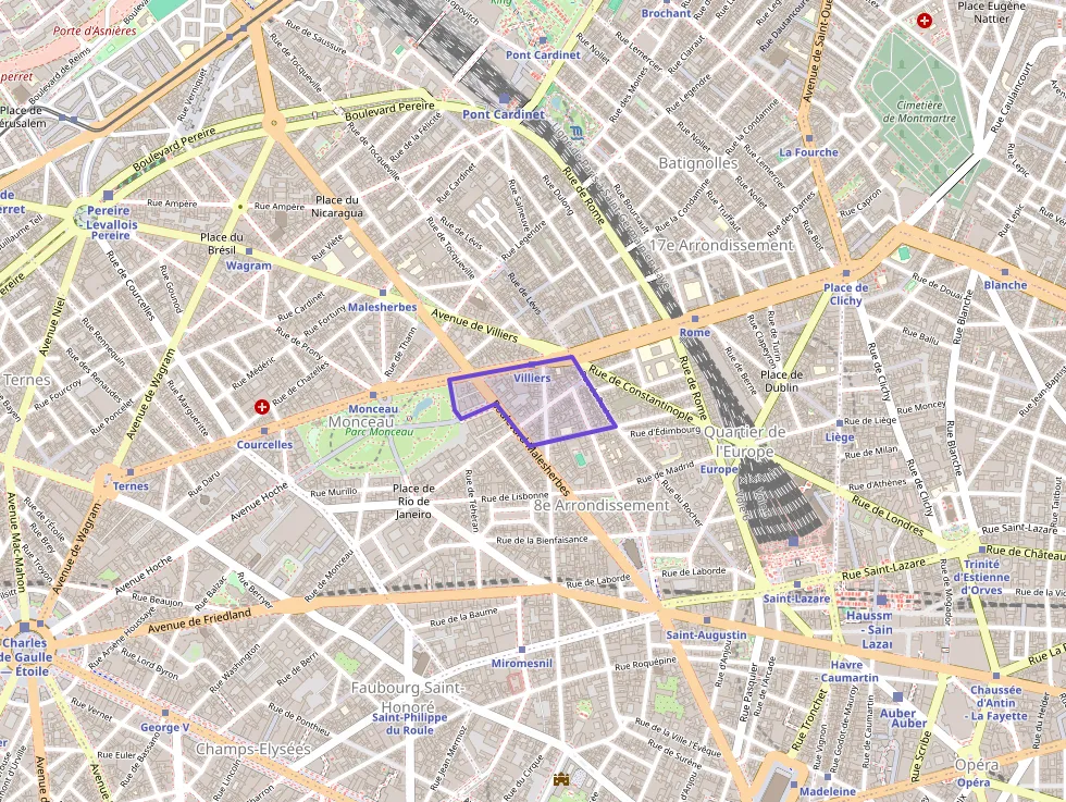 Appartement 71 m² deux pieces à vendre à Paris 8e Arrondissement