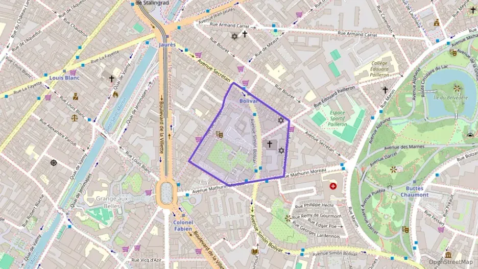 Appartement 48 m² trois pièces à vendre à Paris 19e Arrondissement
