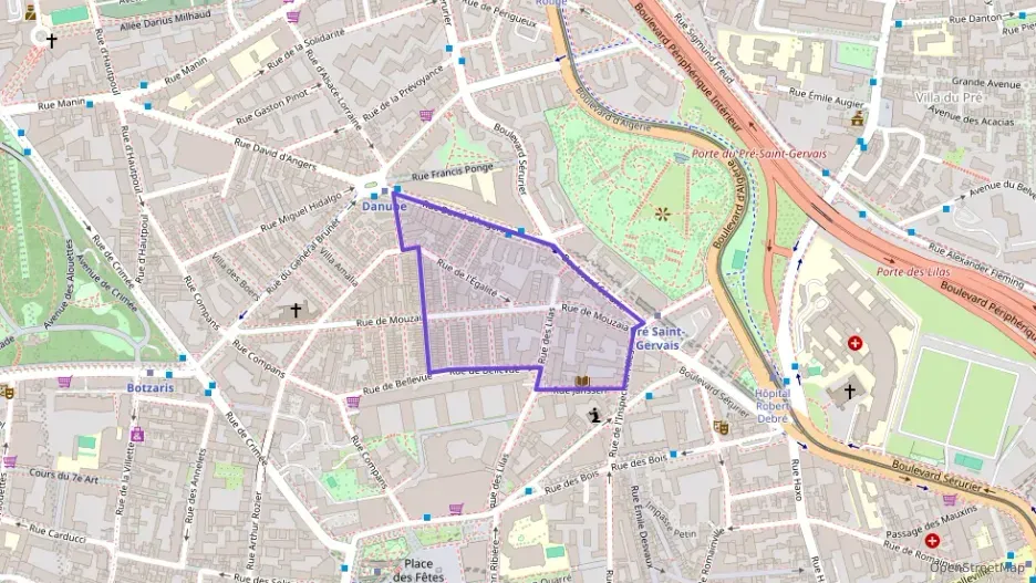 Appartement 47 m² deux pieces à vendre à Paris 19e Arrondissement