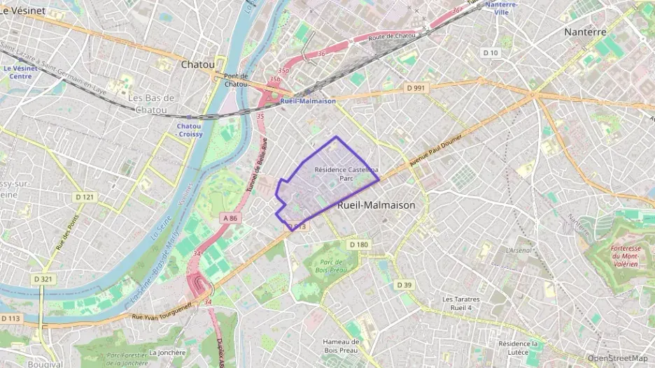 Appartement 51 m² trois pièces à vendre à Rueil-Malmaison